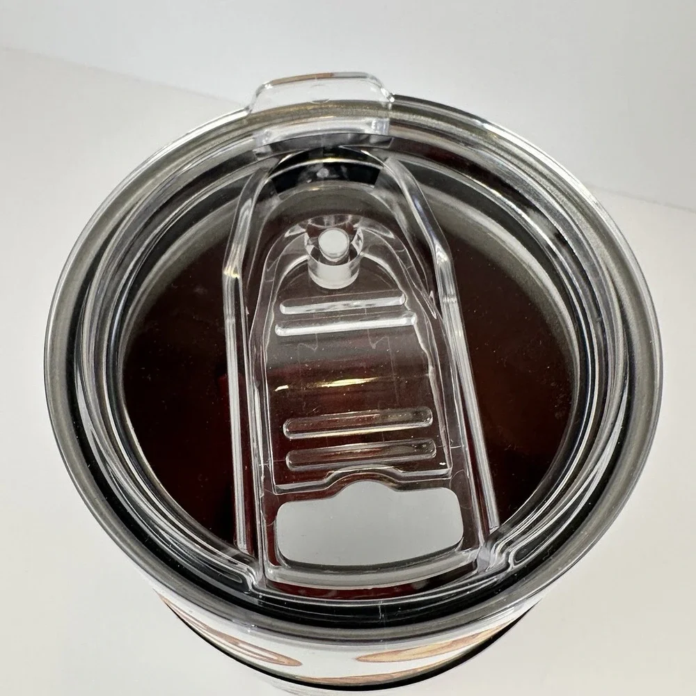 Pepper & Poppy Travel Mug 17oz Stainless Steel Insulated Bread Pretzel